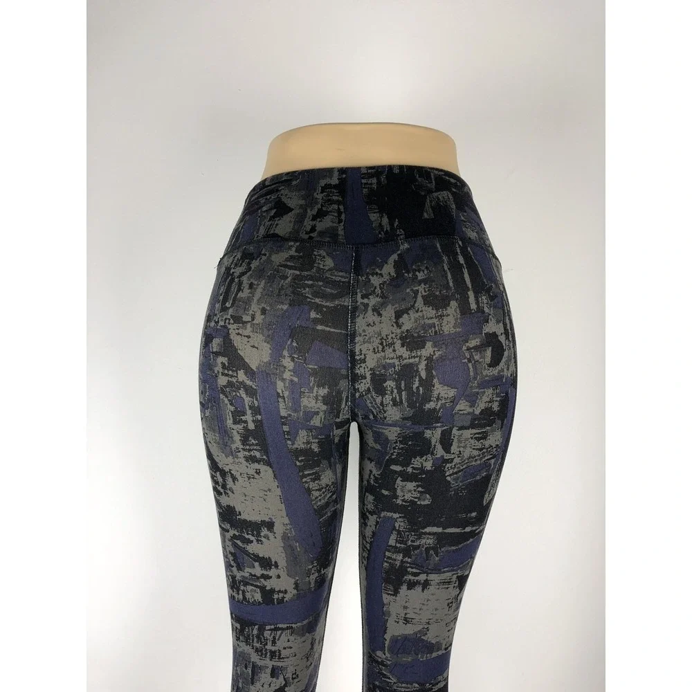 Alo Yoga Womens XS  Capris Crop Nylon Spandex Multicolor Yoga Gym Running
